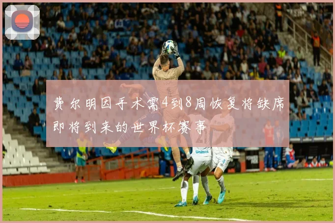 费尔明因手术需4到8周恢复将缺席即将到来的世界杯赛事